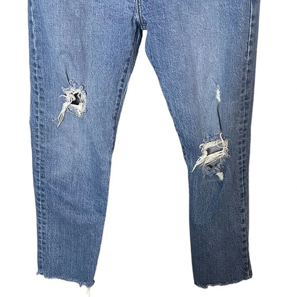 Levi’s Women’s 501 Cropped Straight Leg Jeans Size 27 - Picture 5 of 6